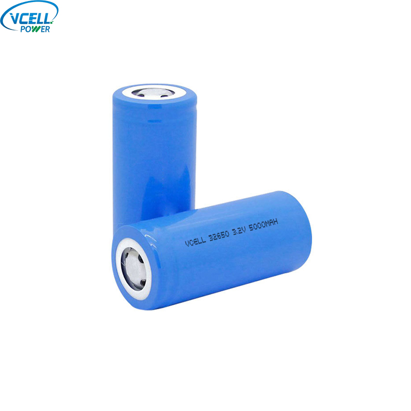 3,2V 5000mAh IFR32650 LiFePO4-batteri