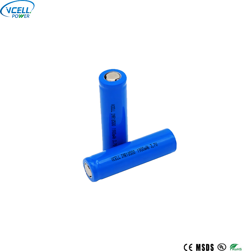 3,7V 1900mAh INR18500 litiumjonbatteri