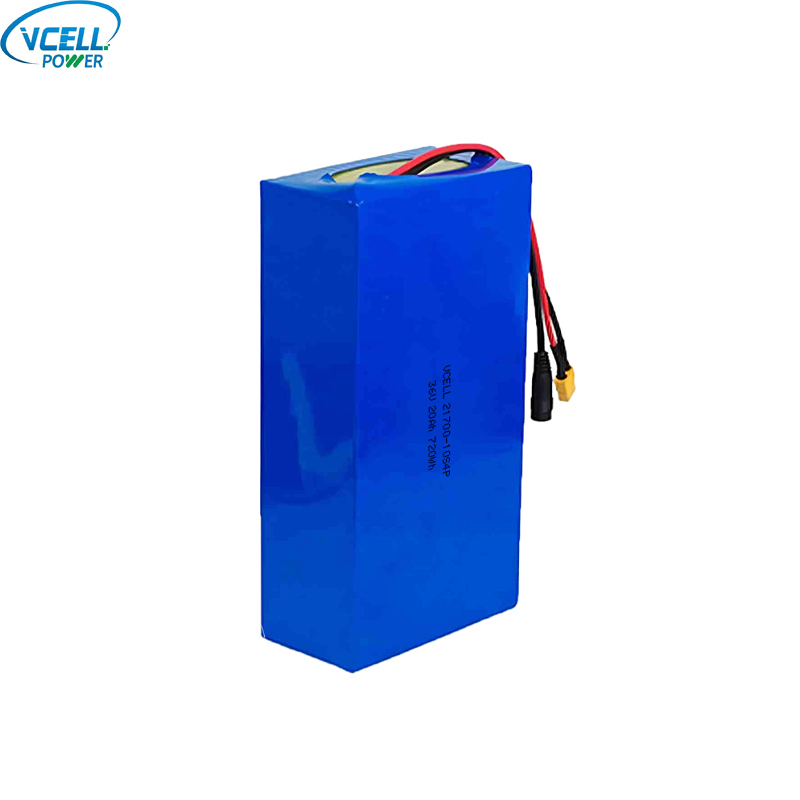 36V 20Ah Ebike Lithium Ion batteripaket