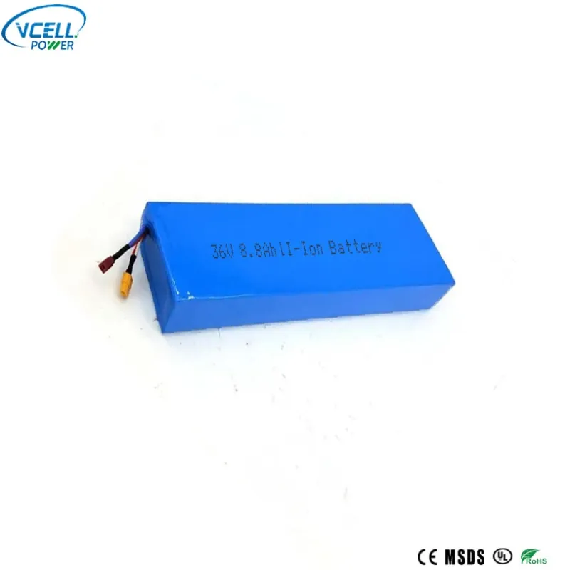 36V 8800mAh 18650 litiumjonuppladdningsbart batteri