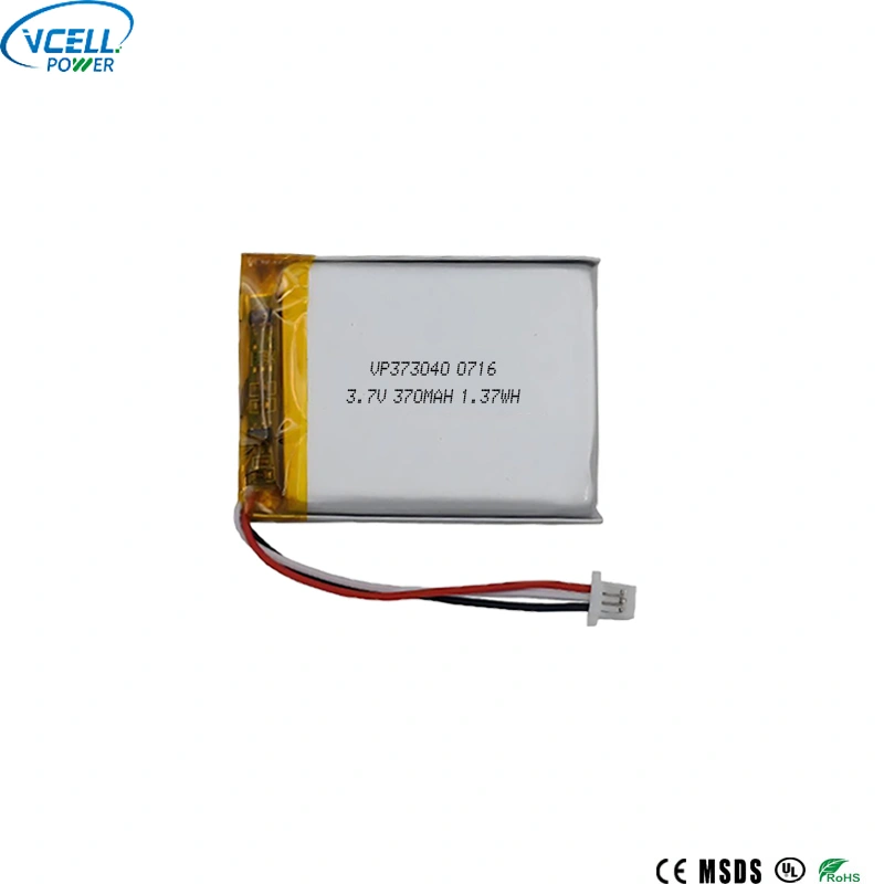 373040 3,7V 370mAh ultratunt LiPO-batteri
