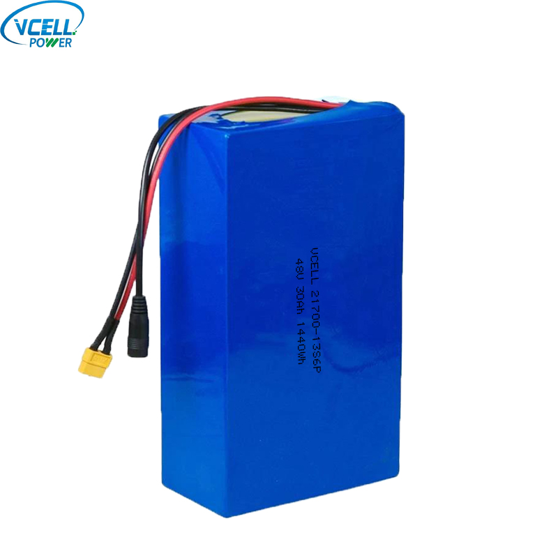 48v 30Ah 21700 litiumjonbatteripaket