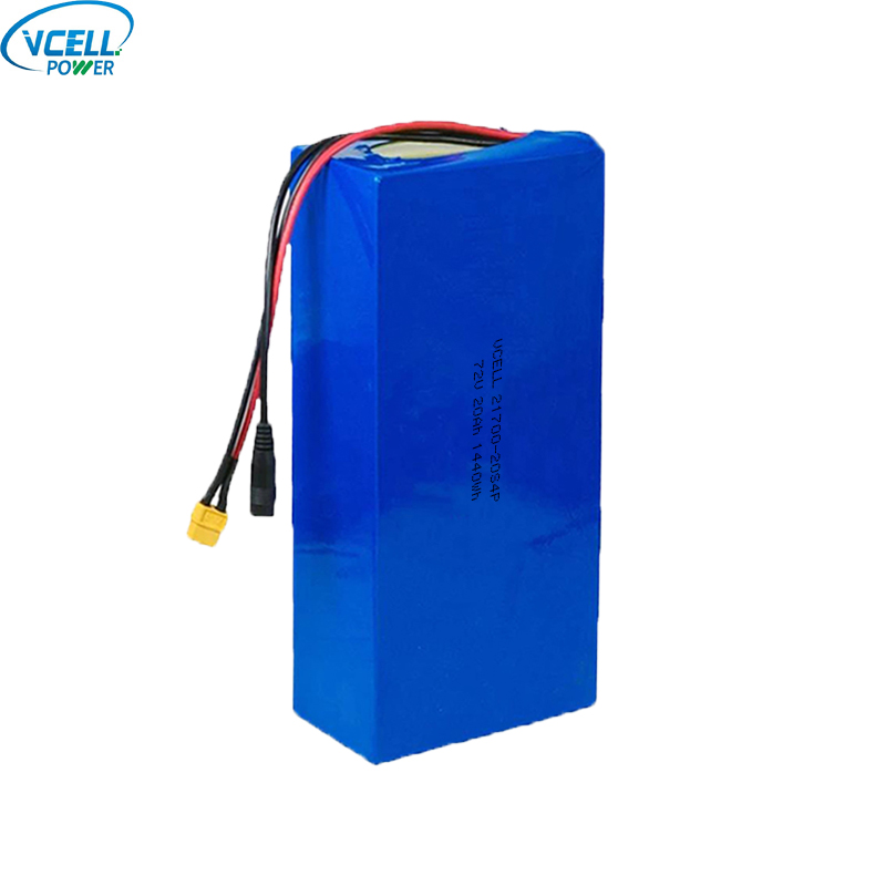 72V 20Ah Ebike litiumjonbatteri