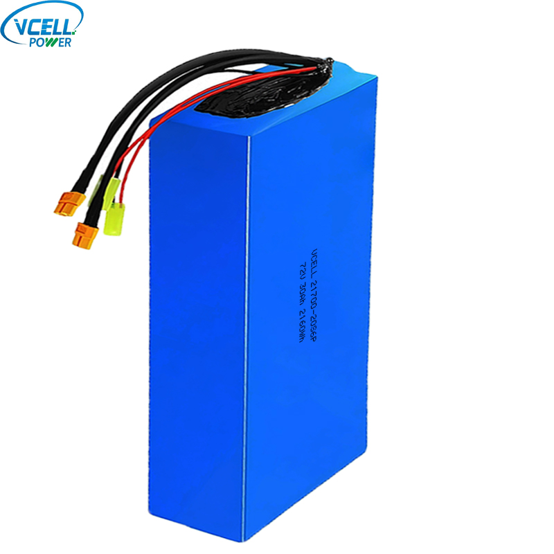 72V 30Ah uppladdningsbart litiumjonbatteri